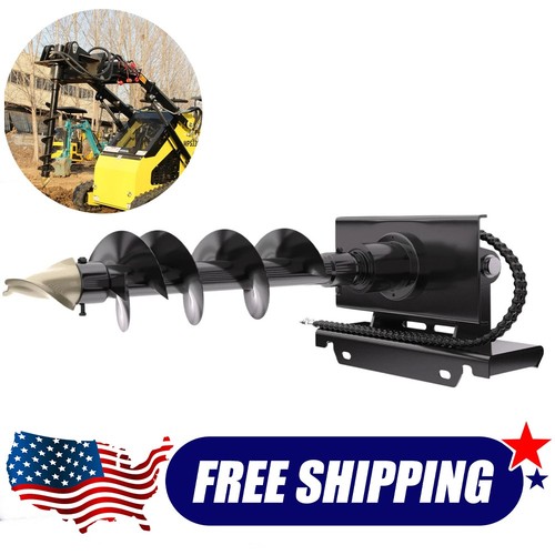Skid steer auger - skid, attachment