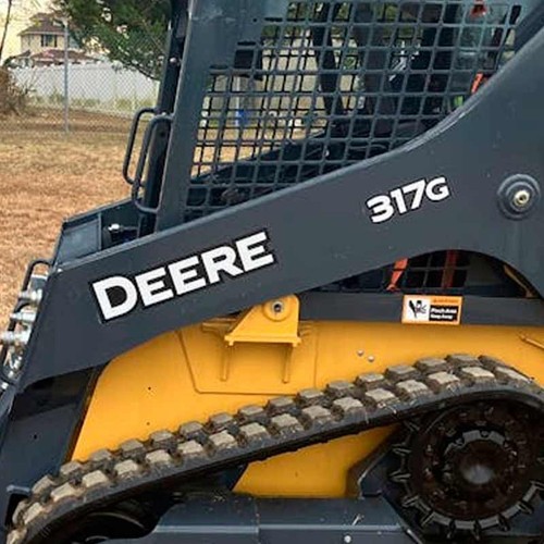 Excavator track loader skid - track,
