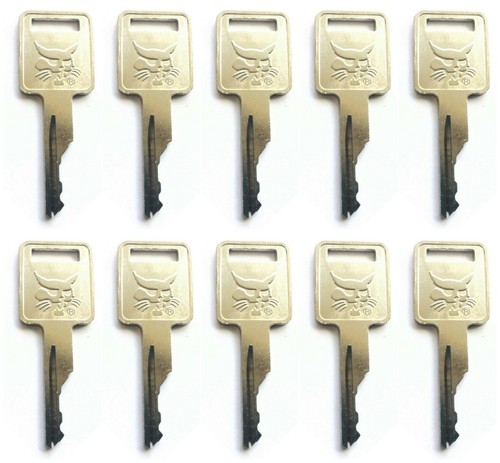Ignition key for bobcat - (10),