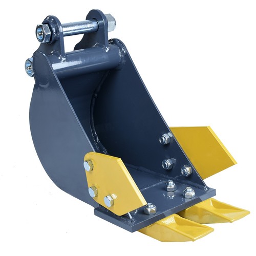 200mm narrow grey bucket - grey,