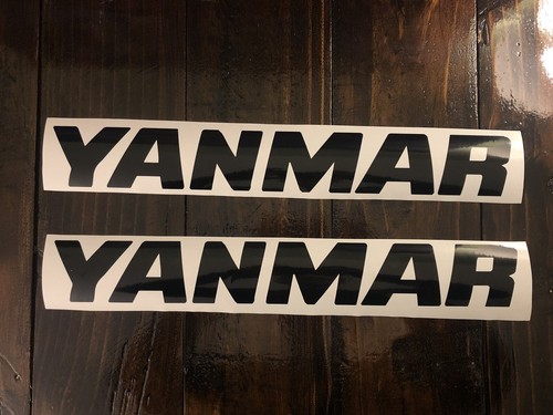 Yanmar sticker black 2 - 18”,
