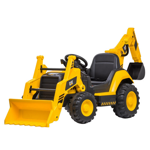 Kid trax 12v cat backhoe - trax,